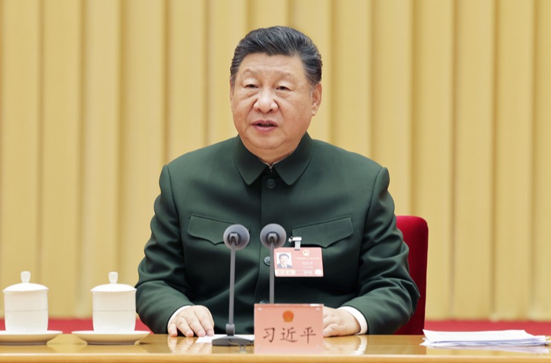 习近平在出席解放军和武警部队代表团全体会议时强调：充分发挥政治建军特有优势 凝心聚力推动国防和军队现代化行稳致远