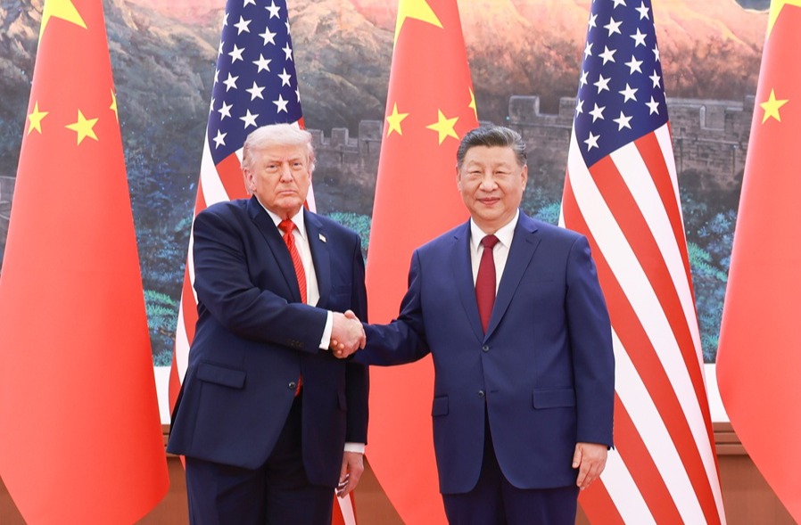 习近平同美国总统特朗普会谈